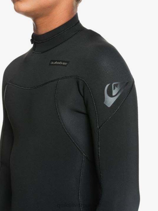 garçons Quiksilver 8-16 séances 3/2mm combinaison intégrale l/sl D6PT2194 noir