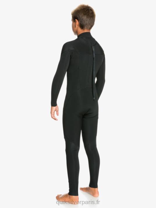 garçons Quiksilver 8-16 séances 3/2mm combinaison intégrale l/sl D6PT2194 noir