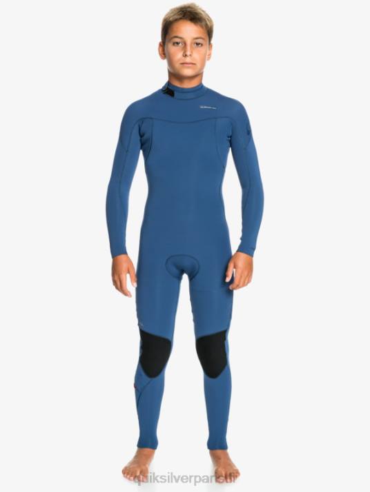 garçons Quiksilver 8-16 séances 3/2mm combinaison intégrale l/sl D6PT2195 insigne bleu