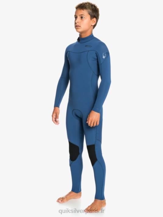 garçons Quiksilver 8-16 séances 3/2mm combinaison intégrale l/sl D6PT2195 insigne bleu