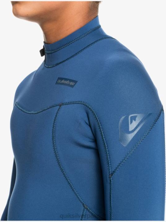 garçons Quiksilver 8-16 séances 3/2mm combinaison intégrale l/sl D6PT2195 insigne bleu