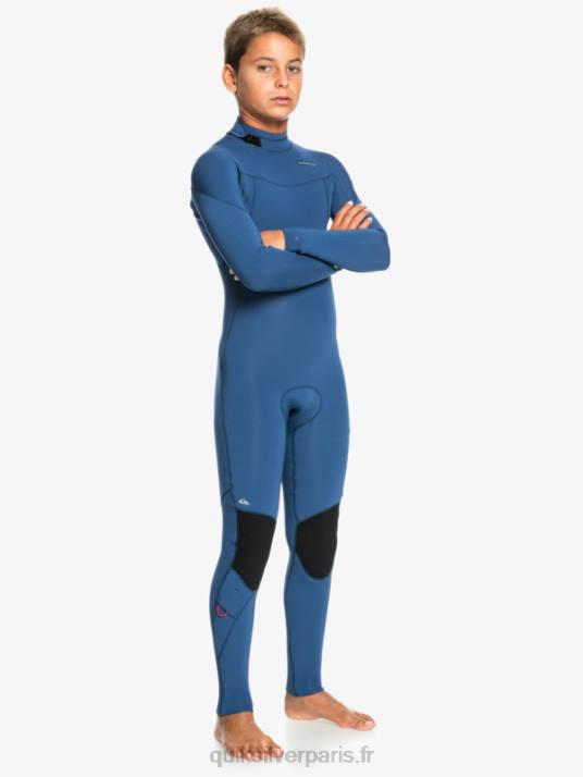 garçons Quiksilver 8-16 séances 3/2mm combinaison intégrale l/sl D6PT2195 insigne bleu