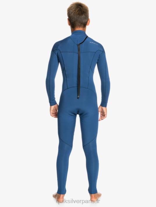 garçons Quiksilver 8-16 séances 3/2mm combinaison intégrale l/sl D6PT2195 insigne bleu