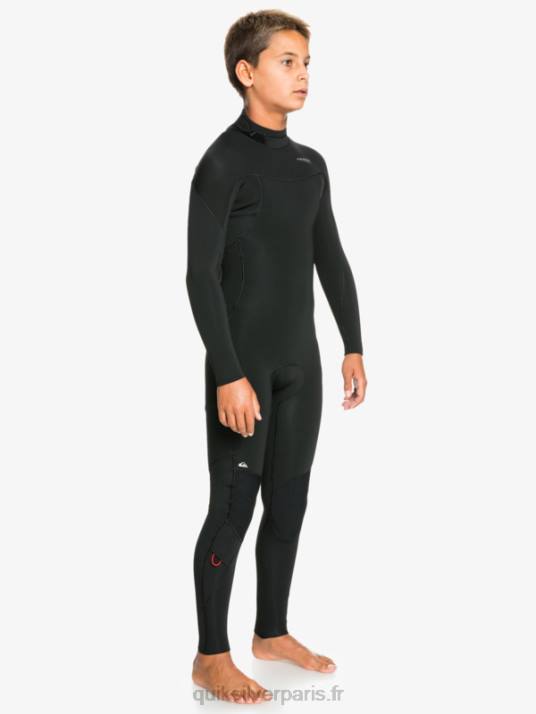 garçons Quiksilver 8-16 sessions 4/3mm combinaison intégrale l/sl D6PT2188 noir