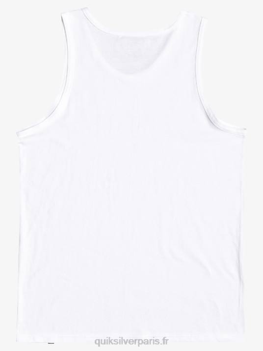 garçons Quiksilver 2-7 à risque t-shirt débardeur D6PT2266 blanc