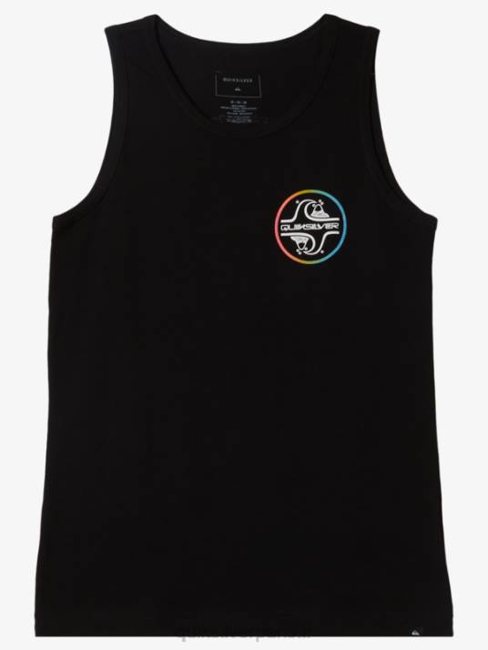 garçons Quiksilver T-shirt réservoir à bulles 8-16 noyaux D6PT2228 noir
