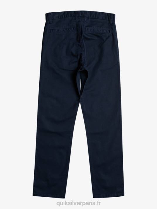 garçons Quiksilver 8-16 jusqu\'à pantalons d\'union de tous les jours D6PT2241 blazer bleu marine