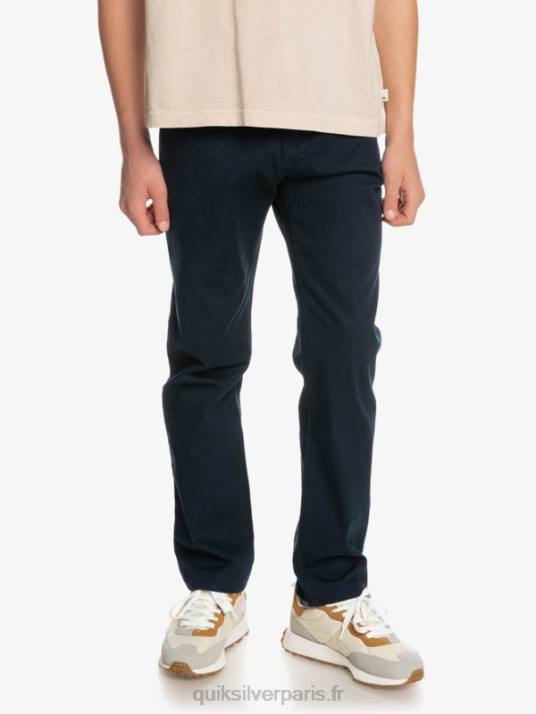 garçons Quiksilver 8-16 jusqu\'à pantalons d\'union de tous les jours D6PT2241 blazer bleu marine