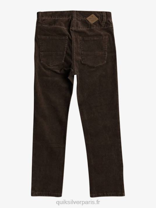 garçons Quiksilver 8-16 pantalon fuselé en velours côtelé kracker D6PT2331 demi-tasse