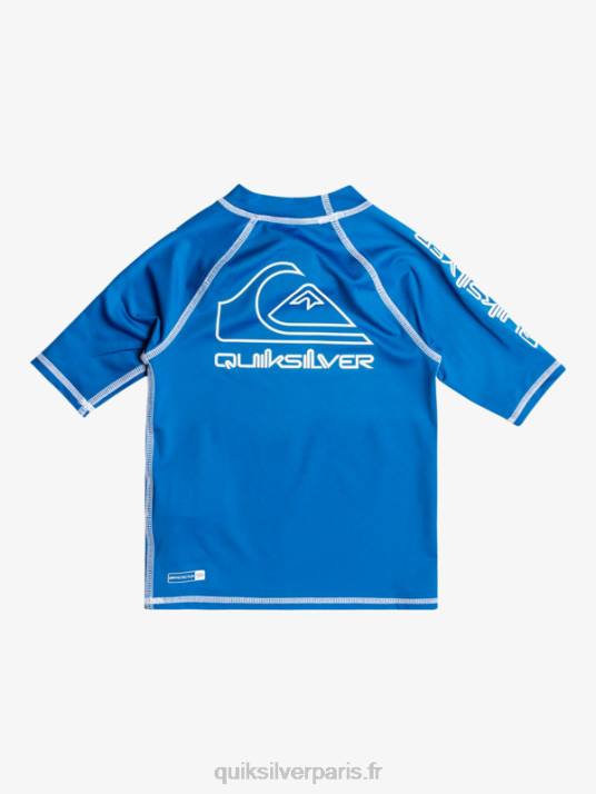 garçons Quiksilver 2-7 on tour manches courtes upf 50 rashguard D6PT2114 tuba bleu