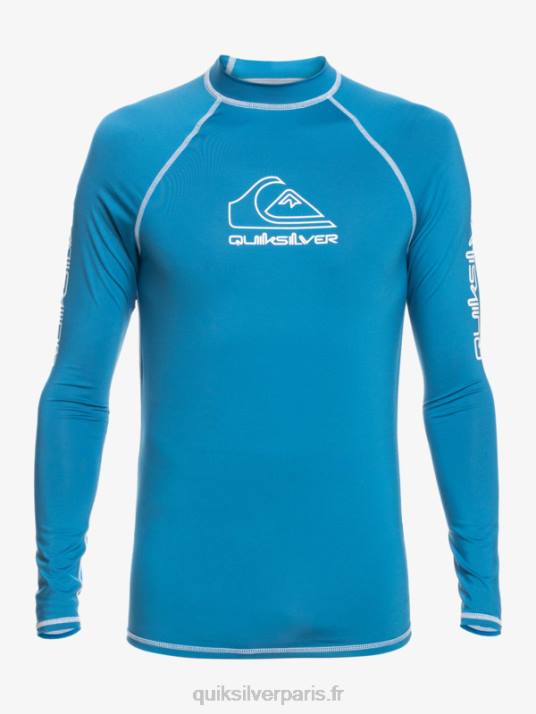 garçons Quiksilver 2-7 on tour rashguard manches longues upf 50 D6PT2222 bleu vallarta