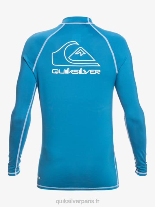 garçons Quiksilver 2-7 on tour rashguard manches longues upf 50 D6PT2222 bleu vallarta