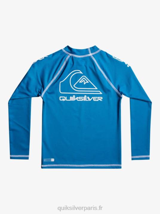 garçons Quiksilver 2-7 on tour rashguard manches longues upf 50 D6PT2222 bleu vallarta