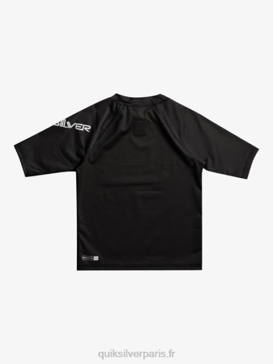 garçons Quiksilver 2-7 tous les temps manches courtes upf 50 rashguard D6PT2127 noir
