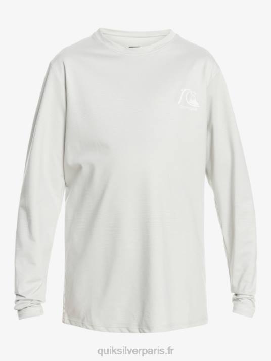 garçons Quiksilver 8-16 héritage chiné t-shirt de surf à manches longues upf 50 D6PT2198 gris violet chiné
