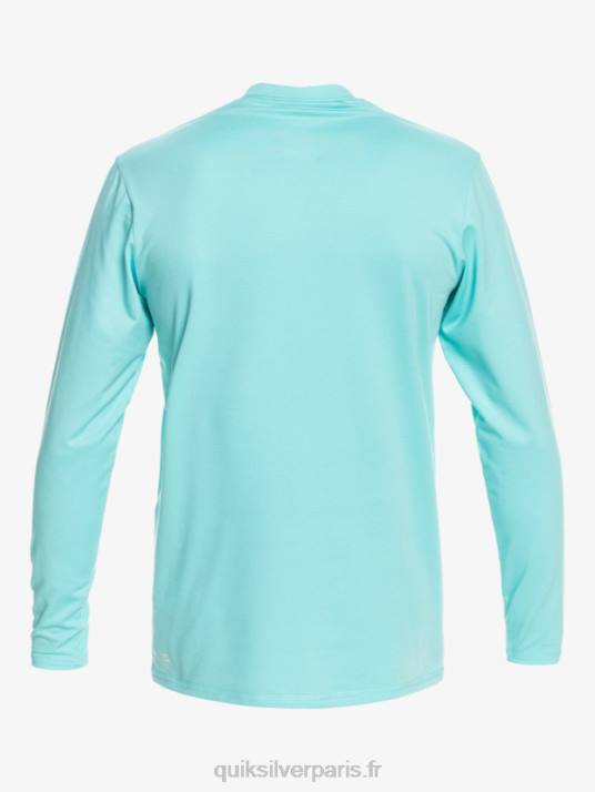 garçons Quiksilver 8-16 héritage chiné t-shirt de surf à manches longues upf 50 D6PT2199 bleu ange chiné