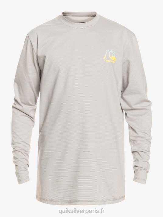 garçons Quiksilver 8-16 héritage chiné t-shirt de surf à manches longues upf 50 D6PT2202 bruyère