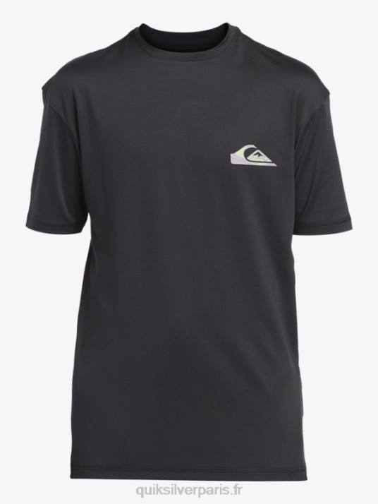 garçons Quiksilver 8-16 mix session upf 50 t-shirt de surf à manches courtes D6PT2012 macadam