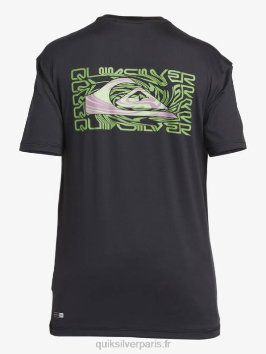 garçons Quiksilver 8-16 mix session upf 50 t-shirt de surf à manches courtes D6PT2012 macadam