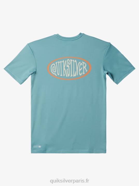 garçons Quiksilver 8-16 mix session upf 50 t-shirt de surf à manches courtes D6PT2013 camée bleu