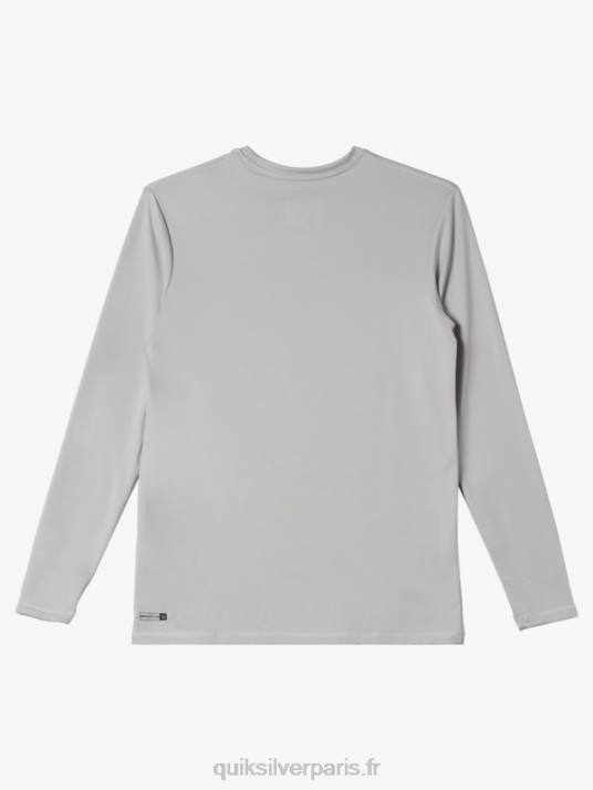 garçons Quiksilver 8-16 solid streak ls t-shirt de surf pour jeunes l/sl D6PT2119 gris violet