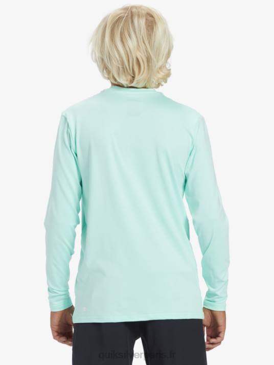 garçons Quiksilver 8-16 solid streak ls t-shirt de surf pour jeunes l/sl D6PT2120 verre de plage