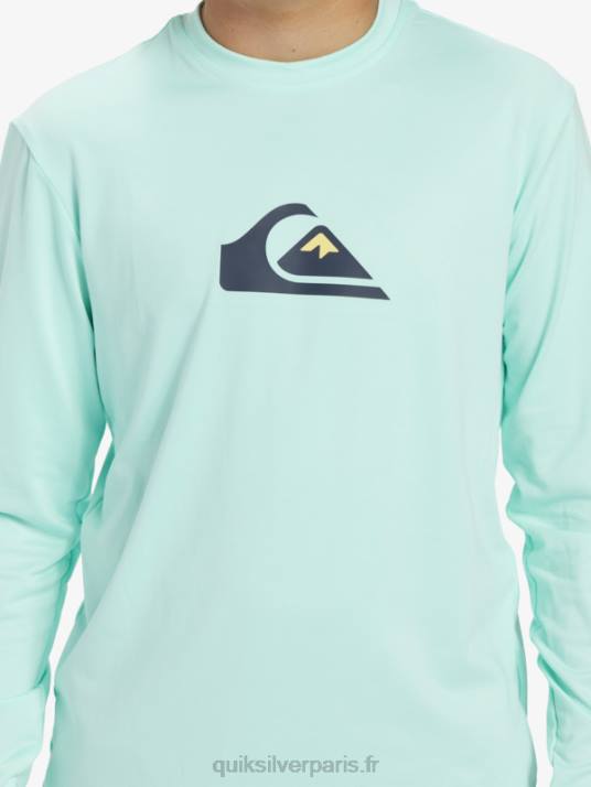 garçons Quiksilver 8-16 solid streak ls t-shirt de surf pour jeunes l/sl D6PT2120 verre de plage