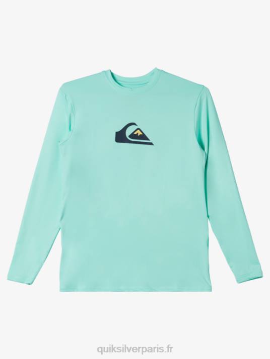 garçons Quiksilver 8-16 solid streak ls t-shirt de surf pour jeunes l/sl D6PT2120 verre de plage