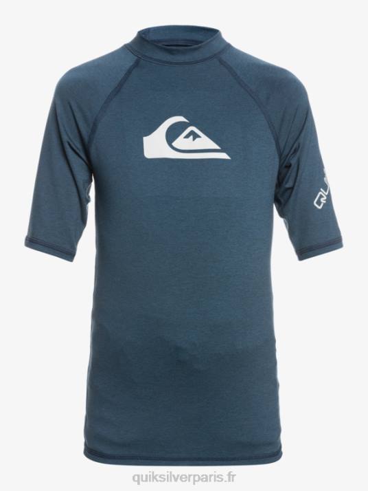 garçons Quiksilver 8-16 t-shirt de surf ss jeunesse s/sl all time D6PT2061 blazer bleu marine chiné