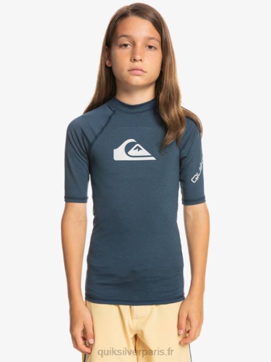 garçons Quiksilver 8-16 t-shirt de surf ss jeunesse s/sl all time D6PT2061 blazer bleu marine chiné