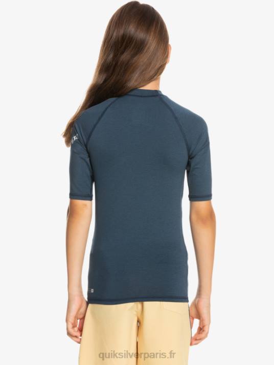 garçons Quiksilver 8-16 t-shirt de surf ss jeunesse s/sl all time D6PT2061 blazer bleu marine chiné