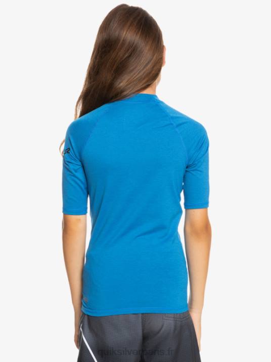 garçons Quiksilver 8-16 t-shirt de surf ss jeunesse s/sl all time D6PT2063 tuba bleu chiné