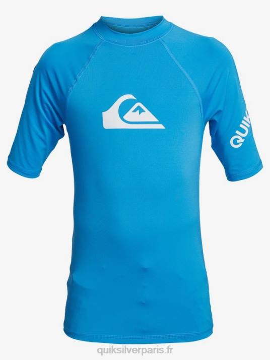 garçons Quiksilver 8-16 tous les temps à manches courtes upf 50 rashguard D6PT2244 joyeux