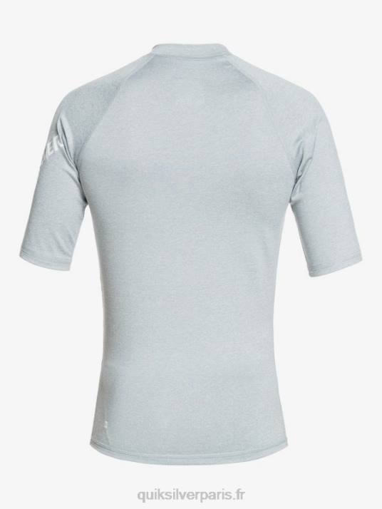 garçons Quiksilver 8-16 tous les temps à manches courtes upf 50 rashguard D6PT2246 bruyère