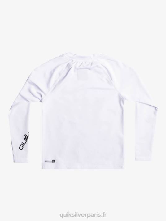 garçons Quiksilver T-shirt de surf 2-7 all time ls l/sl D6PT2073 blanc