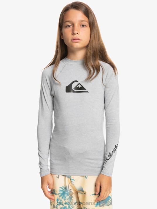 garçons Quiksilver T-shirt de surf 8-16 all time ls jeunesse l/sl D6PT2096 bruyère
