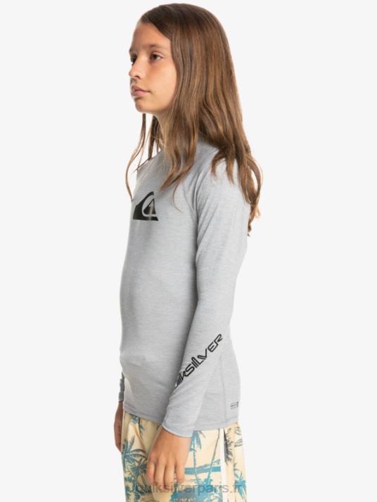 garçons Quiksilver T-shirt de surf 8-16 all time ls jeunesse l/sl D6PT2096 bruyère