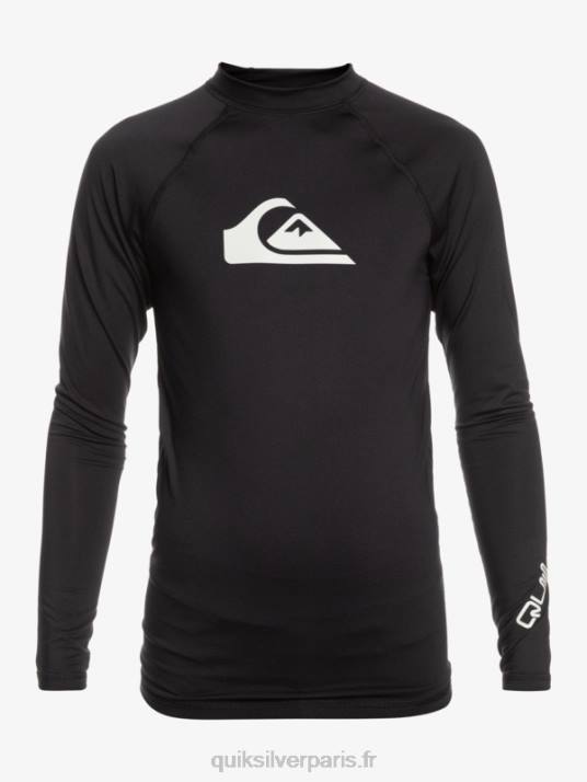 garçons Quiksilver T-shirt de surf 8-16 all time ls jeunesse l/sl D6PT2097 noir