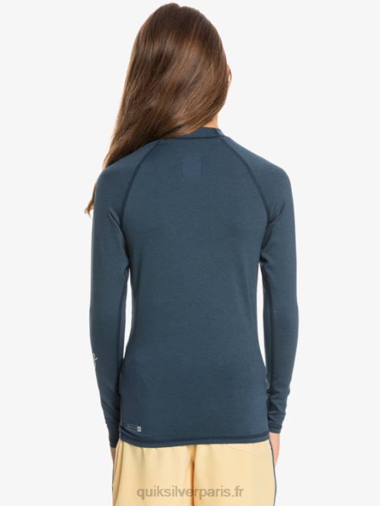 garçons Quiksilver T-shirt de surf 8-16 all time ls jeunesse l/sl D6PT2099 blazer bleu marine chiné