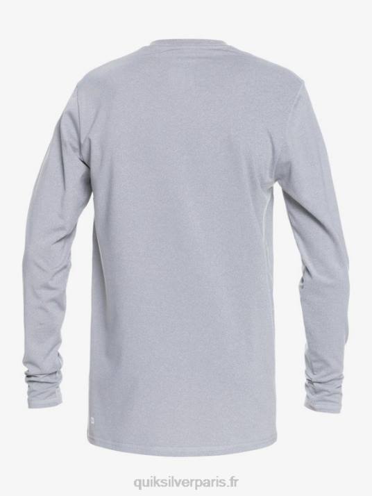 garçons Quiksilver T-shirt de surf UPF 50 à manches longues Heritage Heather 8-16 D6PT2261 bruyère