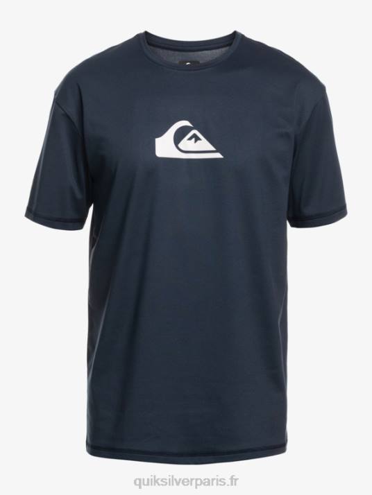 garçons Quiksilver T-shirt de surf à manches courtes UPF 50 8-16 D6PT2133 blazer bleu marine