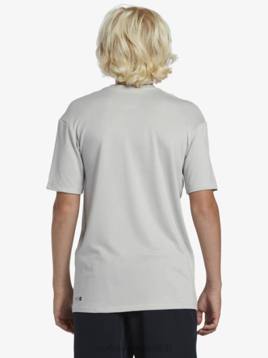 garçons Quiksilver T-shirt de surf à manches courtes UPF 50 8-16 D6PT2135 gris violet