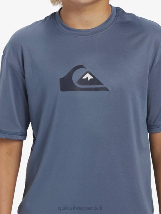 garçons Quiksilver T-shirt de surf à manches courtes UPF 50 8-16 D6PT2136 mer de Béring