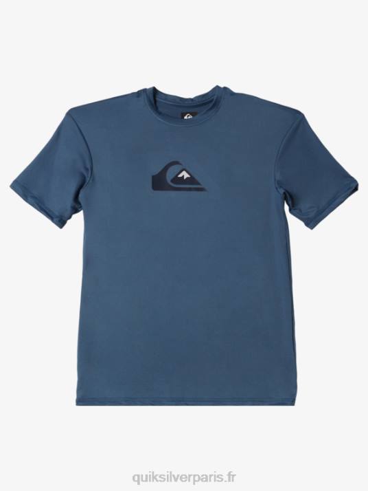 garçons Quiksilver T-shirt de surf à manches courtes UPF 50 8-16 D6PT2136 mer de Béring