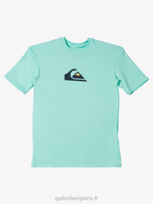 garçons Quiksilver T-shirt de surf à manches courtes UPF 50 8-16 D6PT2137 verre de plage