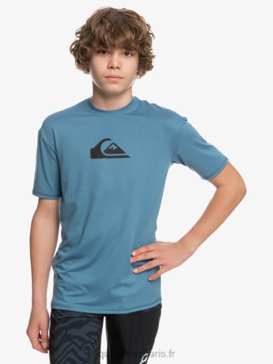 garçons Quiksilver T-shirt de surf à manches courtes UPF 50 8-16 D6PT2138 provençal