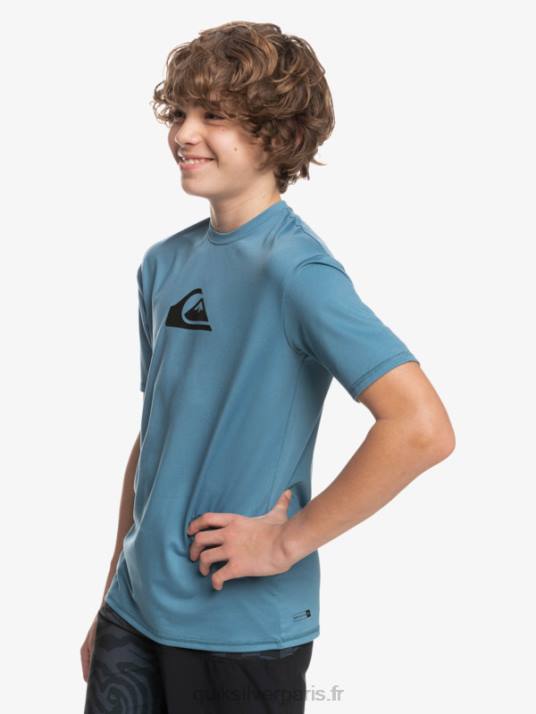 garçons Quiksilver T-shirt de surf à manches courtes UPF 50 8-16 D6PT2138 provençal