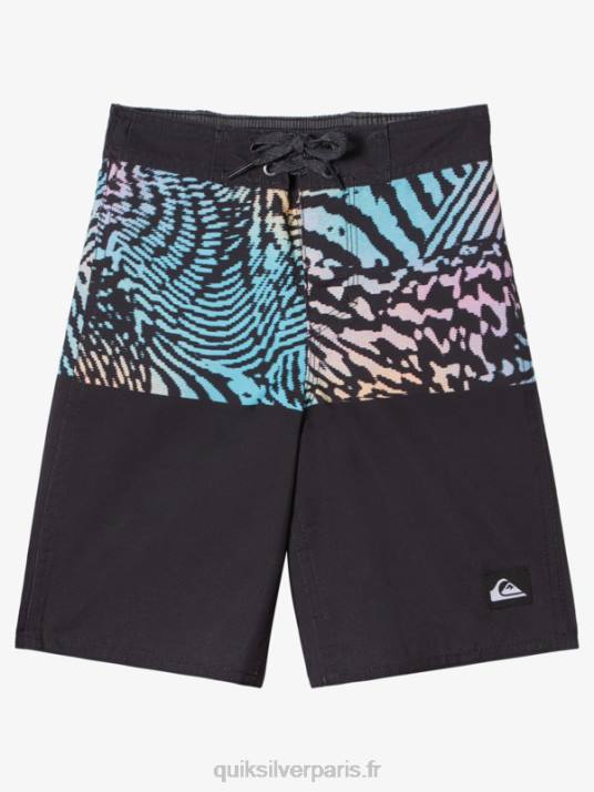 garçons Quiksilver 2-7 boardshort division 14 tous les jours D6PT1893 noir