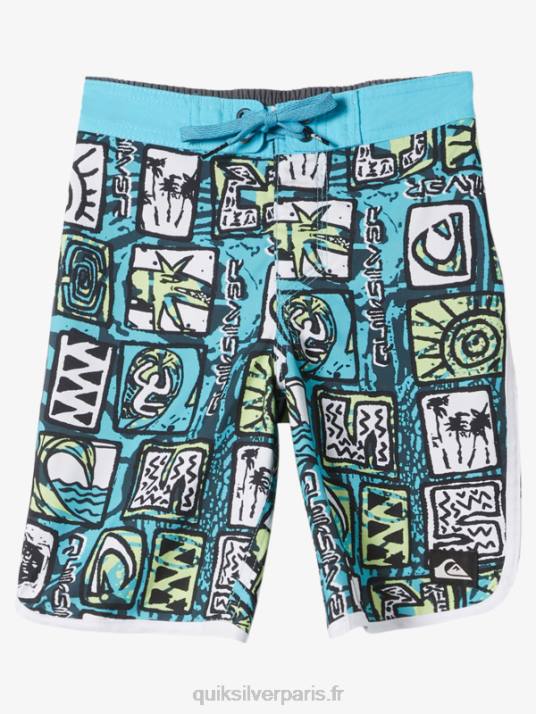 garçons Quiksilver 2-7 daily feston 14 boardshorts D6PT1920 bleu rivière