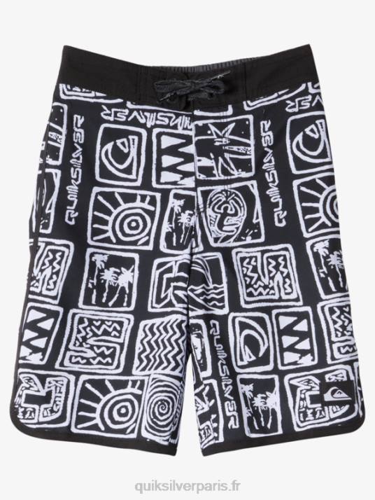 garçons Quiksilver 2-7 daily feston 14 boardshorts D6PT1921 noir
